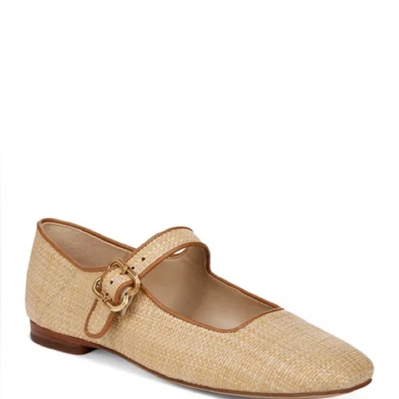Sam Edelman
Women's Michaela Mary Jane Flats 
Bleached Beachwood Weave Size 9 - Picture 1 of 6